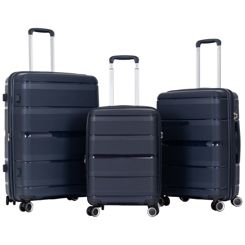 Multiple color options on lightweight suitcases