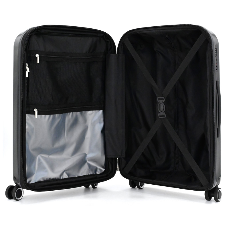 Customizable personalized hardside suitcase